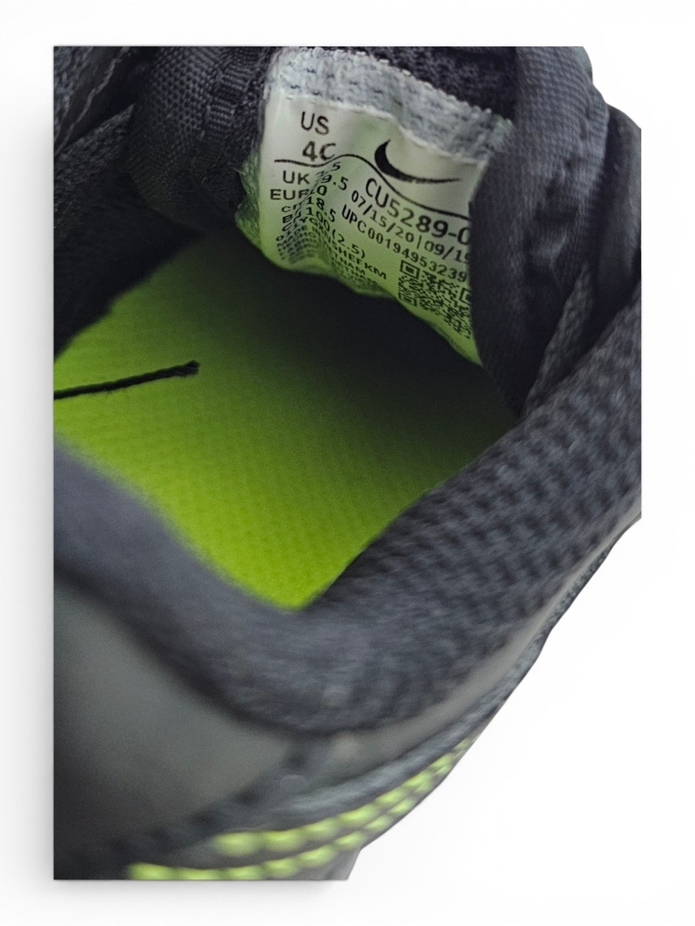 Nike Force 1 LV8 Toddler Black Volt 4C - Picture 11 of 11